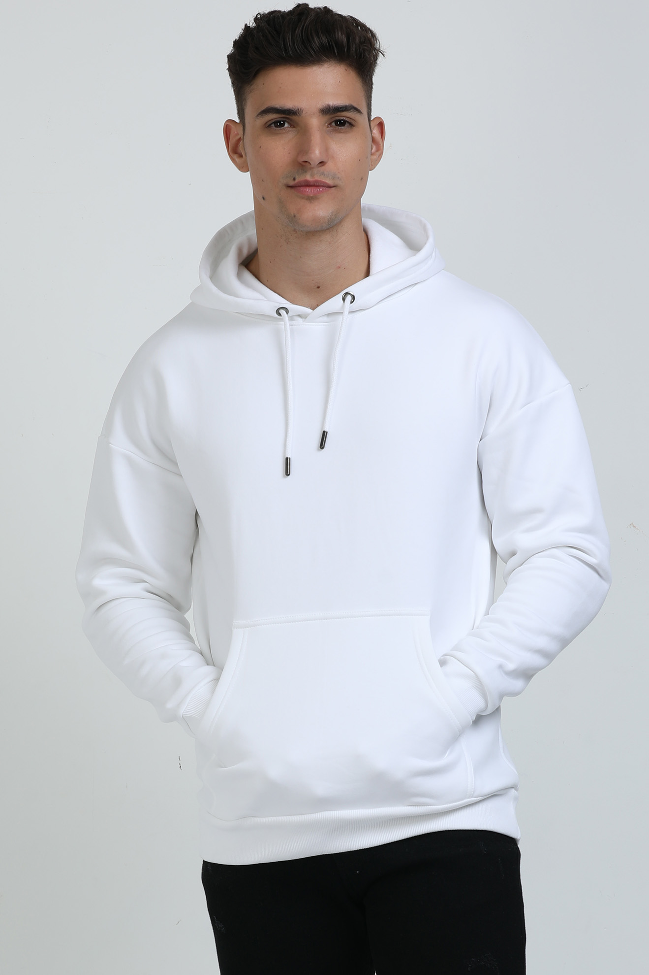 Unisex Premium OverSized Hoodie-White