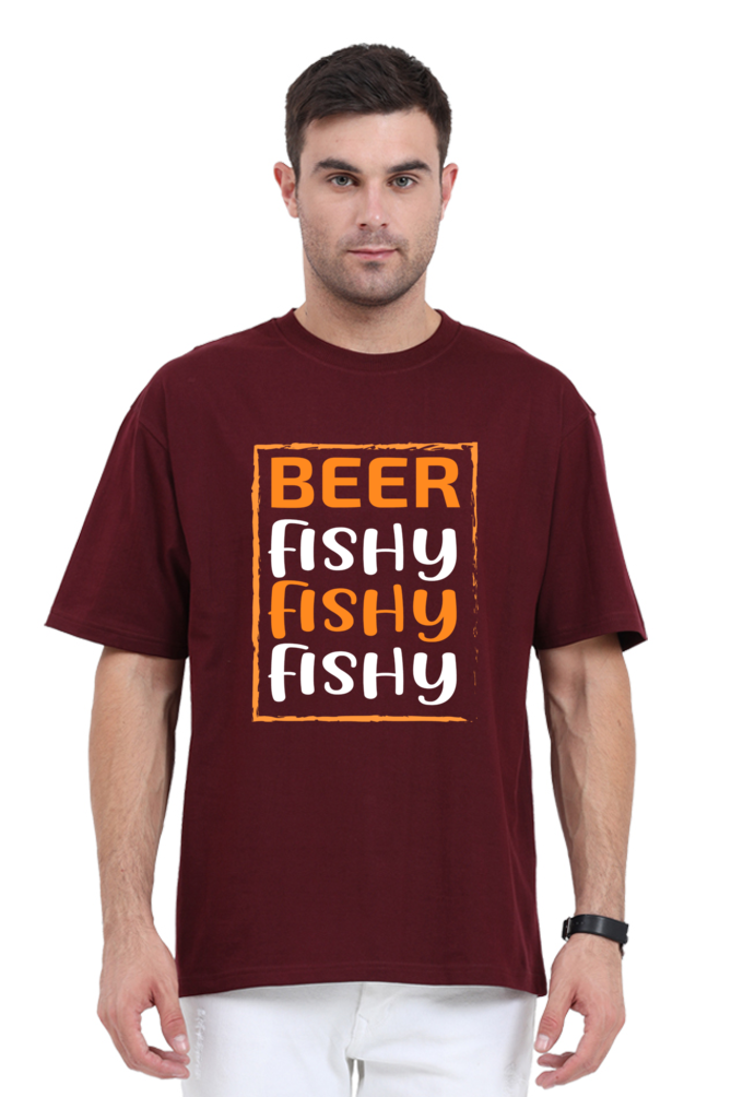 Beer Fishy Fishy Oversized Tee