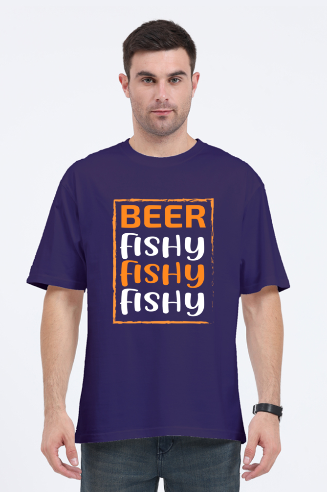Beer Fishy Fishy Oversized Tee