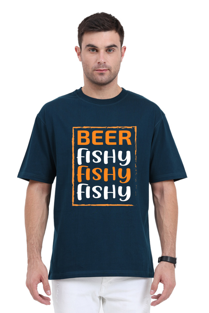 Beer Fishy Fishy Oversized Tee