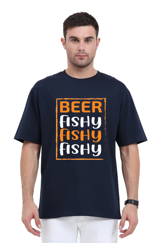 Beer Fishy Fishy Oversized Tee