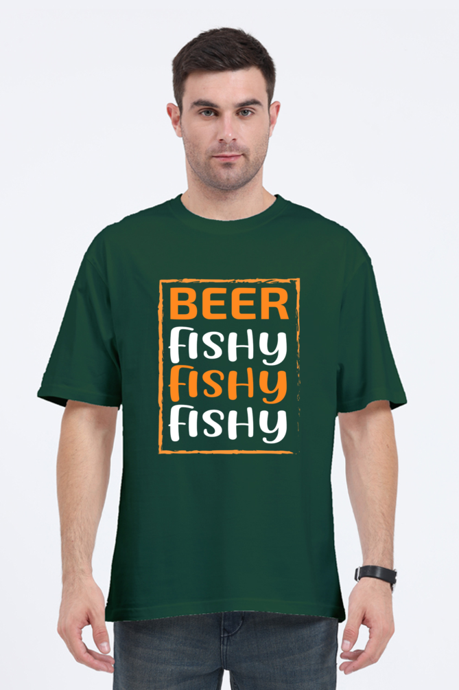 Beer Fishy Fishy Oversized Tee