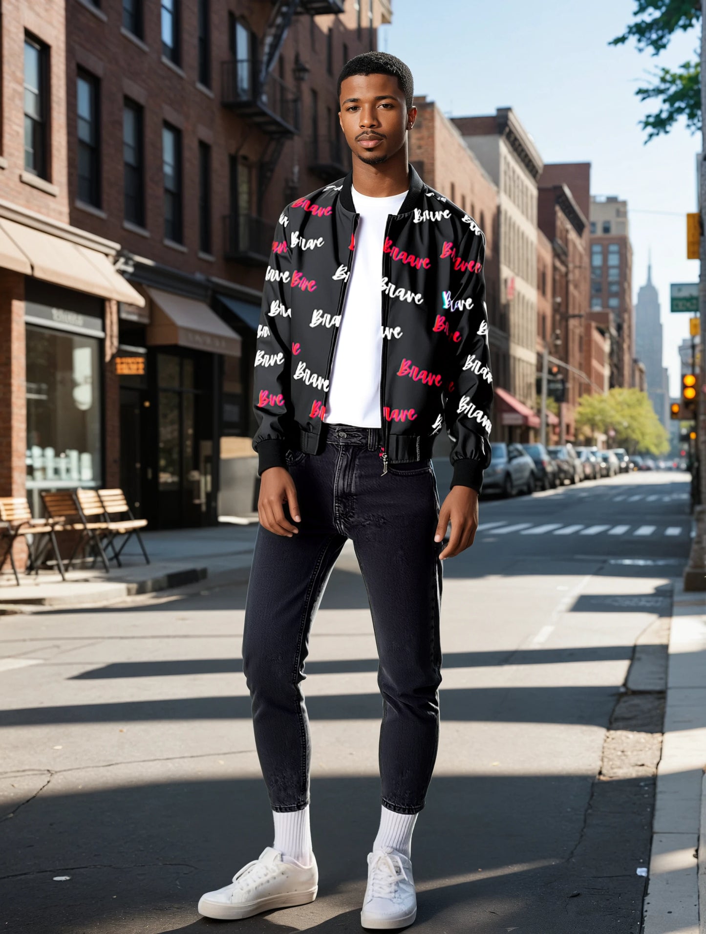 Brave Edition Unisex Bomber Jacket