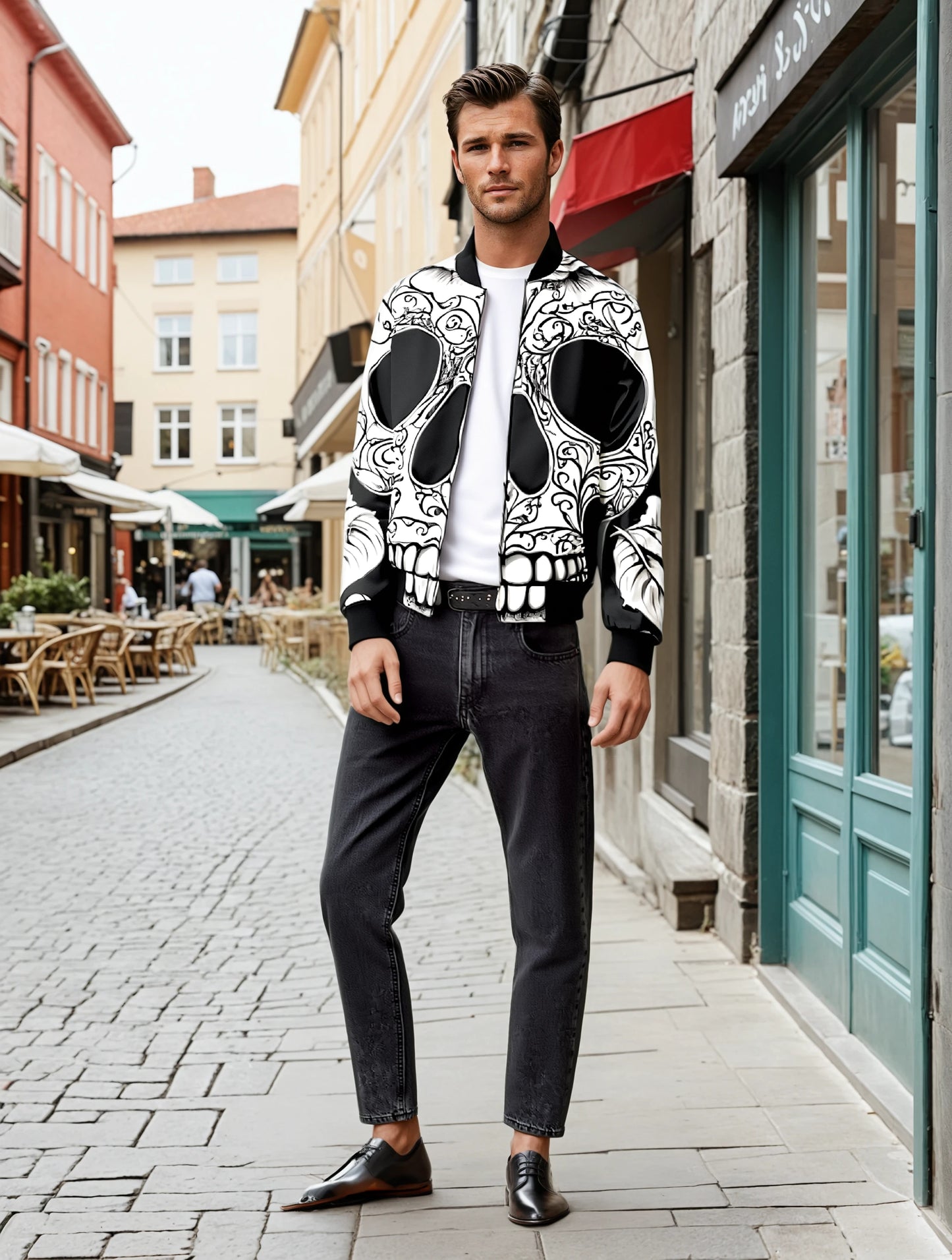 Big Skull Bomber Jacket