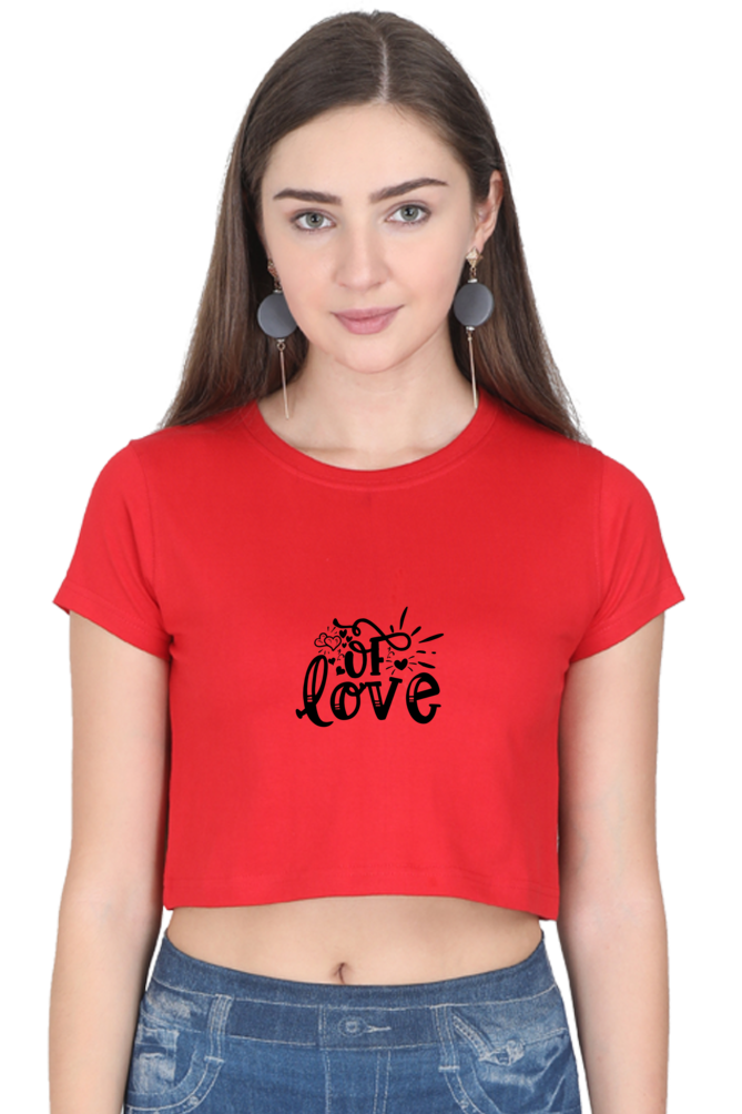 "OFF Love" Crop Top