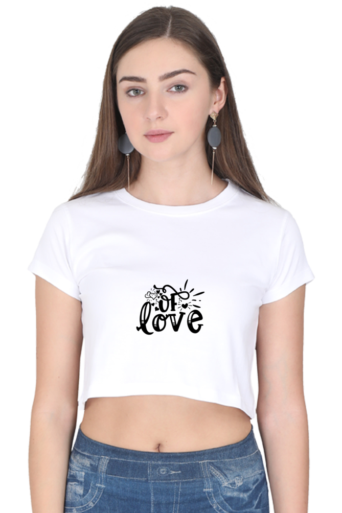 "OFF Love" Crop Top