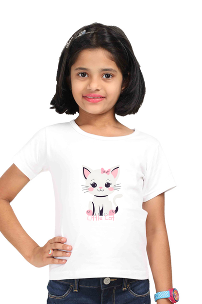 Girl Little Cat T