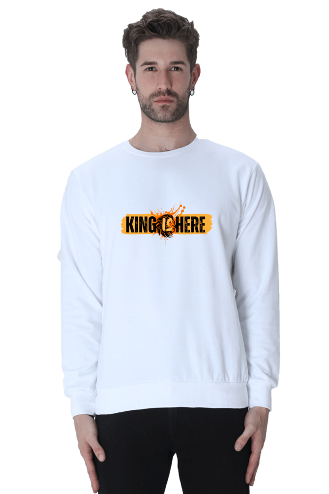 Men Sweatshirt- King Is Here