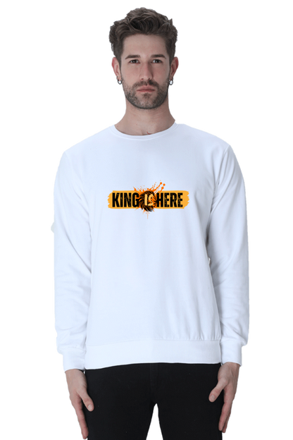 Men Sweatshirt- King Is Here