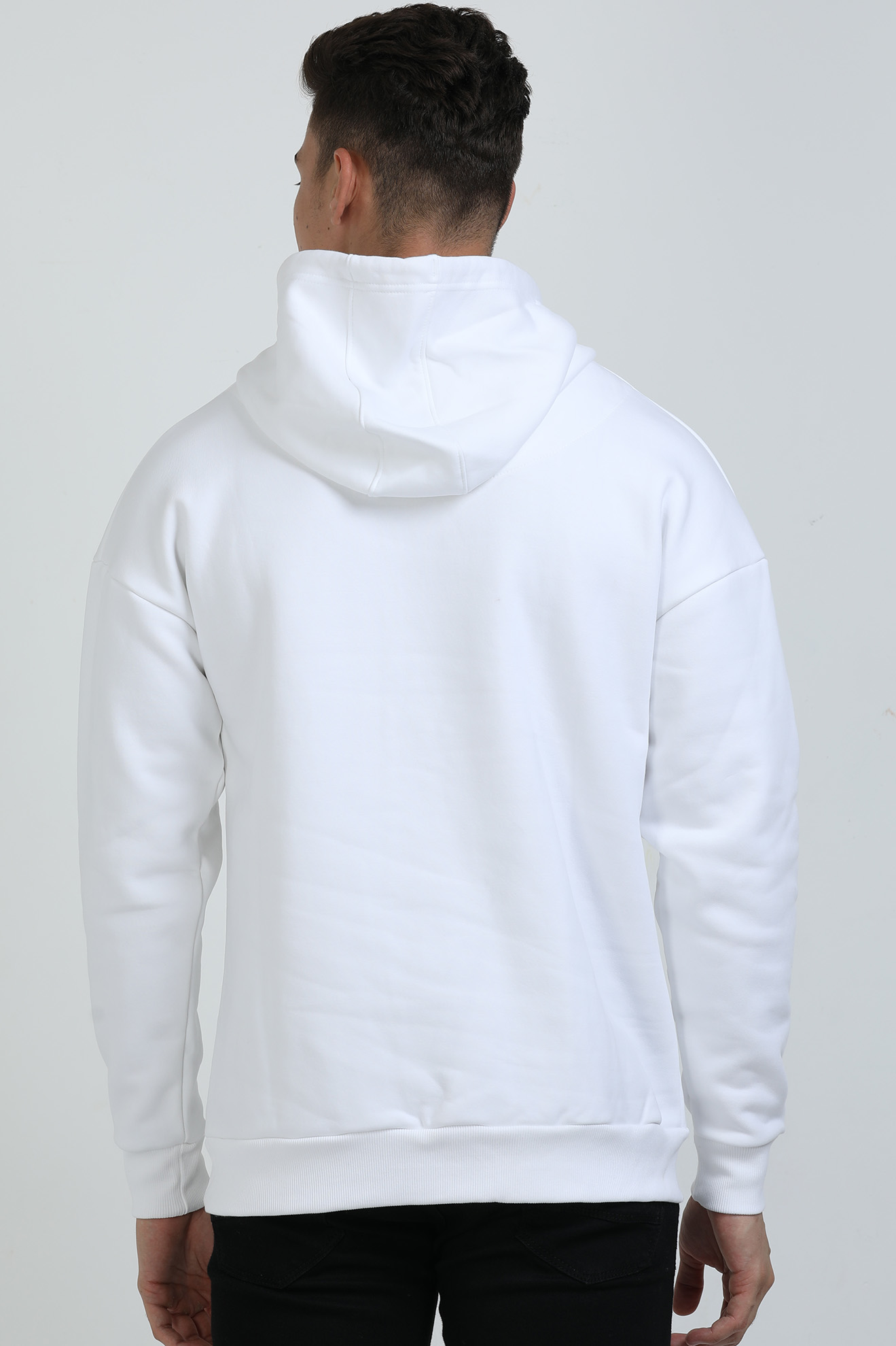 Brave Unisex OverSized Hoodie-White