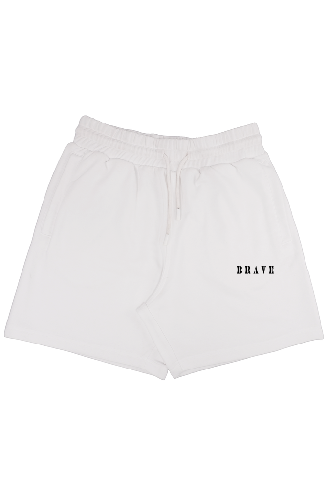 BRAVE SELECTED- HEAVY UNISEX CO-ORD SET WHITE