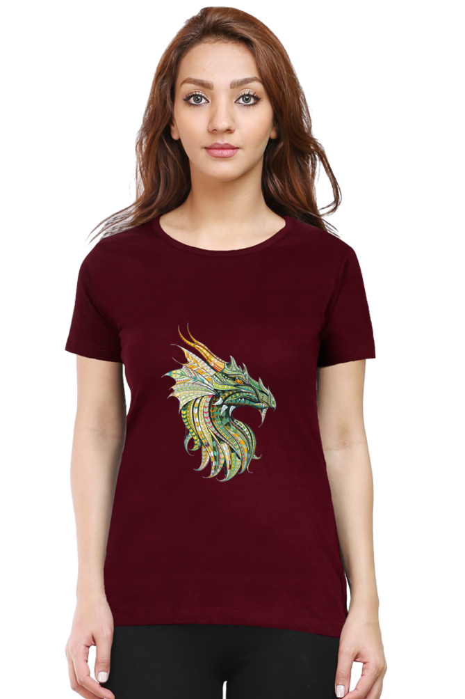 Fierce and Fabulous: Women's Dragon T-Shirt