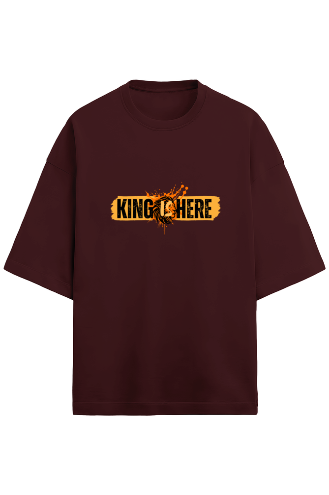 Premium Terry Oversized T- King Is Here