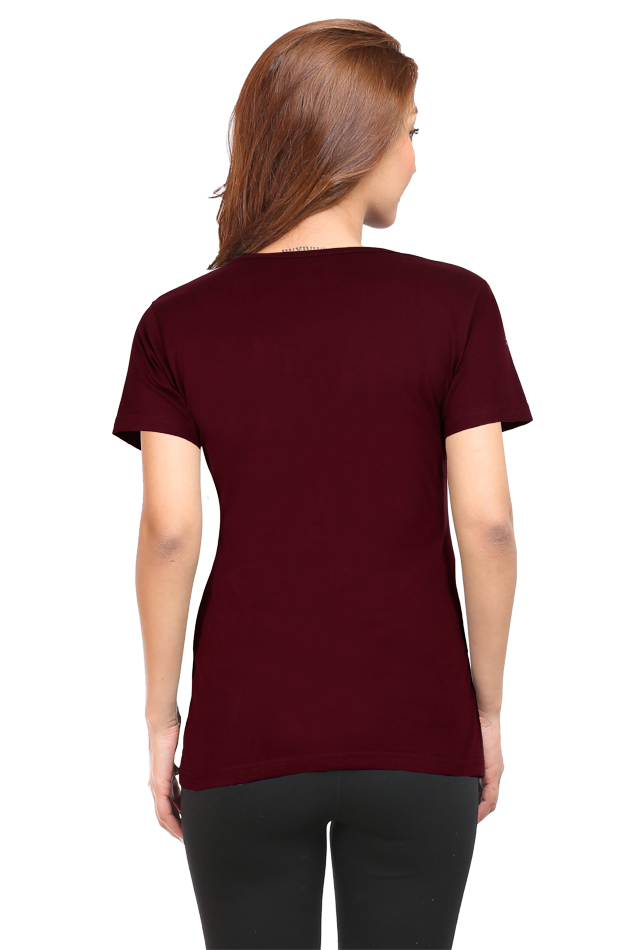 Women Round Neck T- The Golden Life