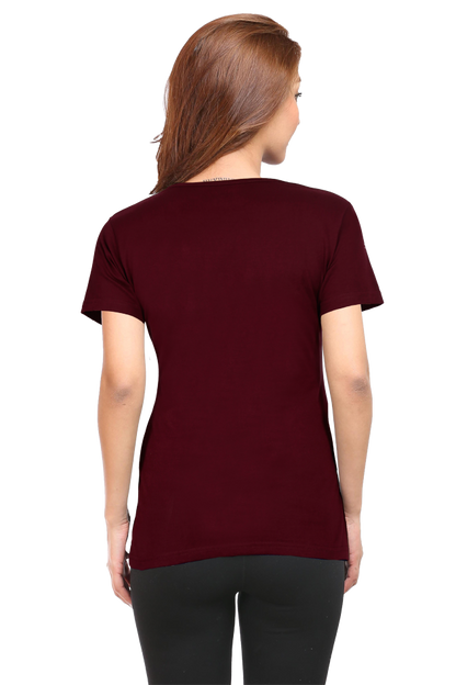 Women Round Neck T- The Golden Life