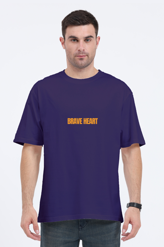 Men Oversized T- Brave Heart