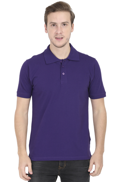 Men Classic Polo T-Shirt- Brave Text