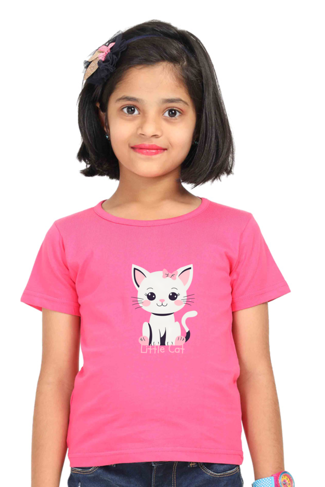 Girl Little Cat T