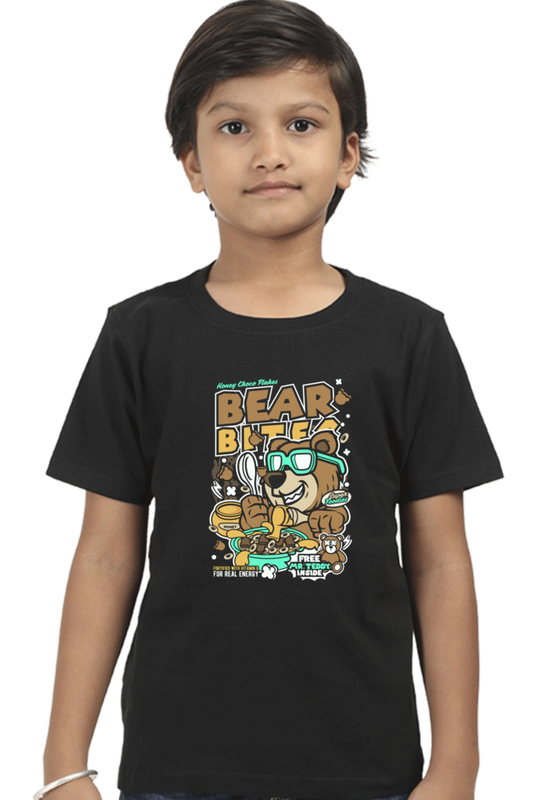 Playful Bear Graphic  Kids Tee