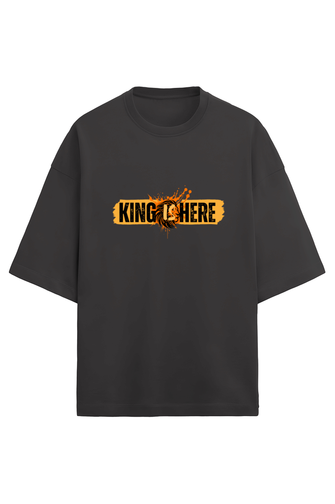 Premium Terry Oversized T- King Is Here