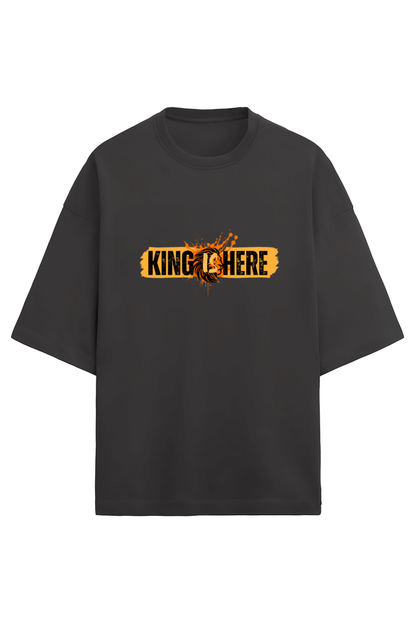 Premium Terry Oversized T- King Is Here