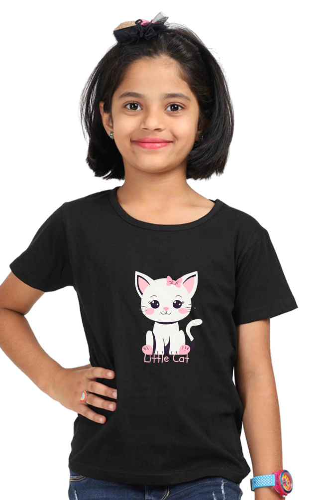 Girl Little Cat T