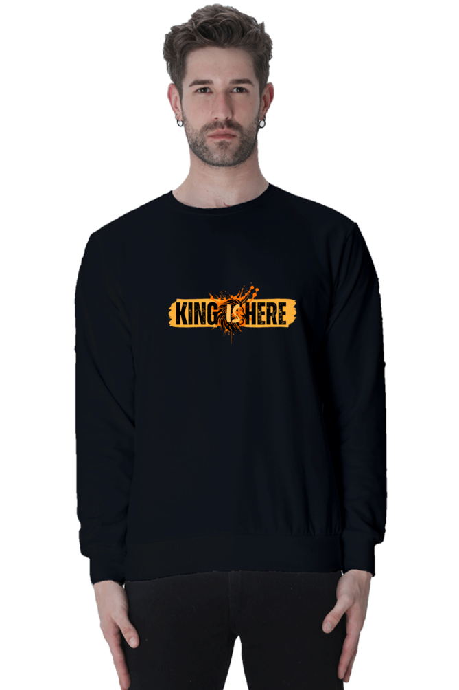 Men Sweatshirt- King Is Here