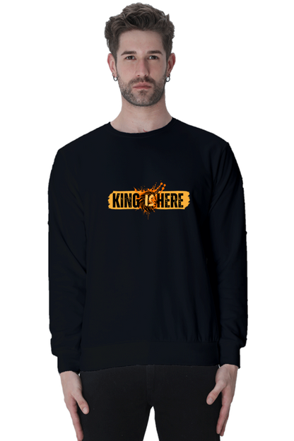 Men Sweatshirt- King Is Here