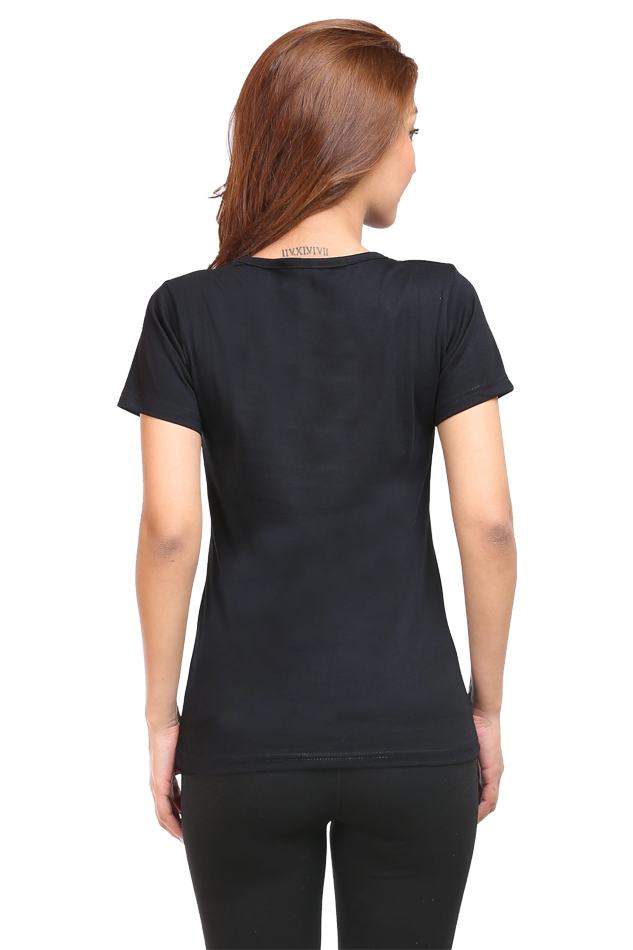 Women Round Neck T- The Golden Life