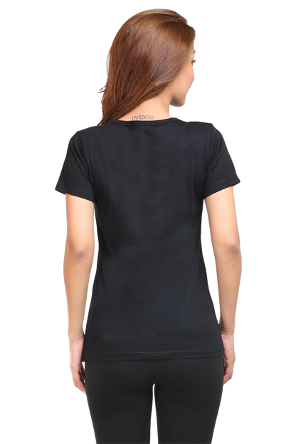 Women Round Neck T- The Golden Life