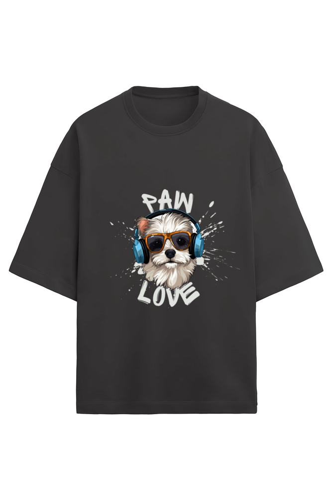 Unisex Premium Terry Oversized- Paw Love