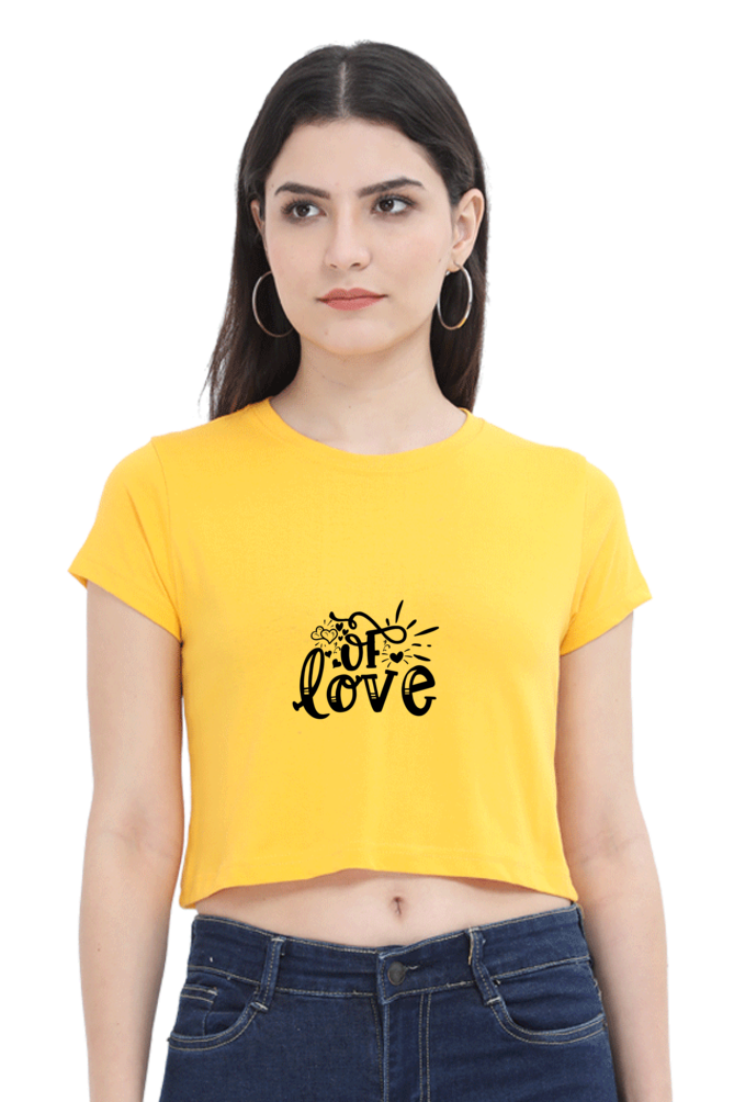 "OFF Love" Crop Top