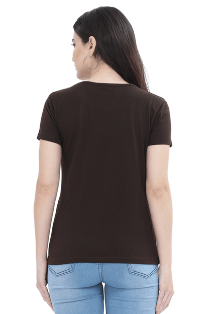 Women Round Neck T- The Golden Life