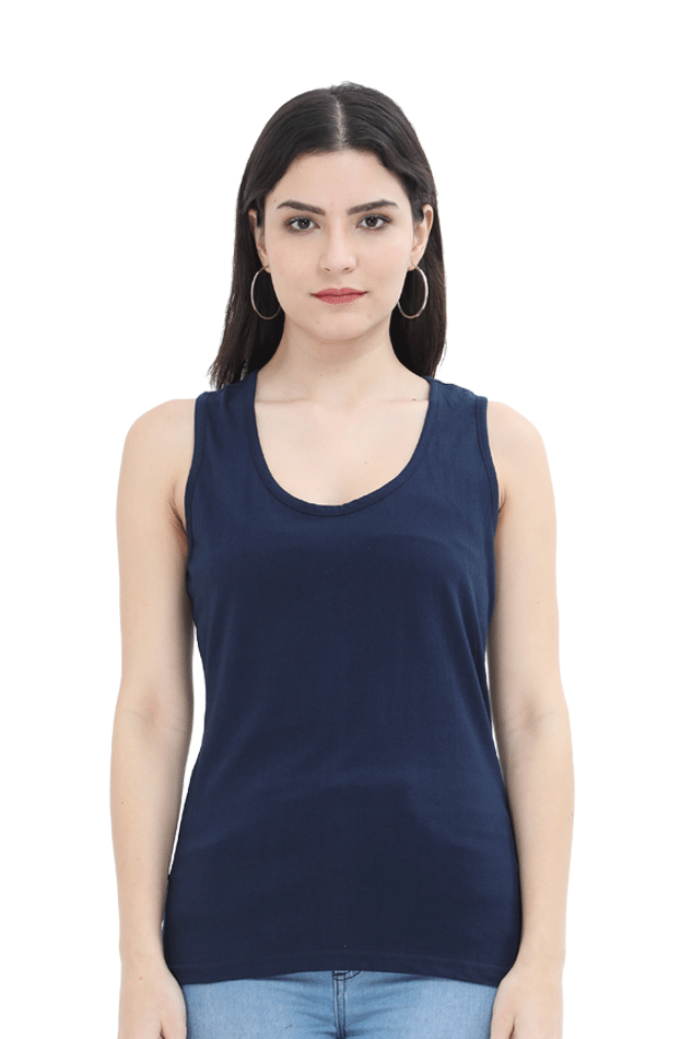 Women Solid Tank Top