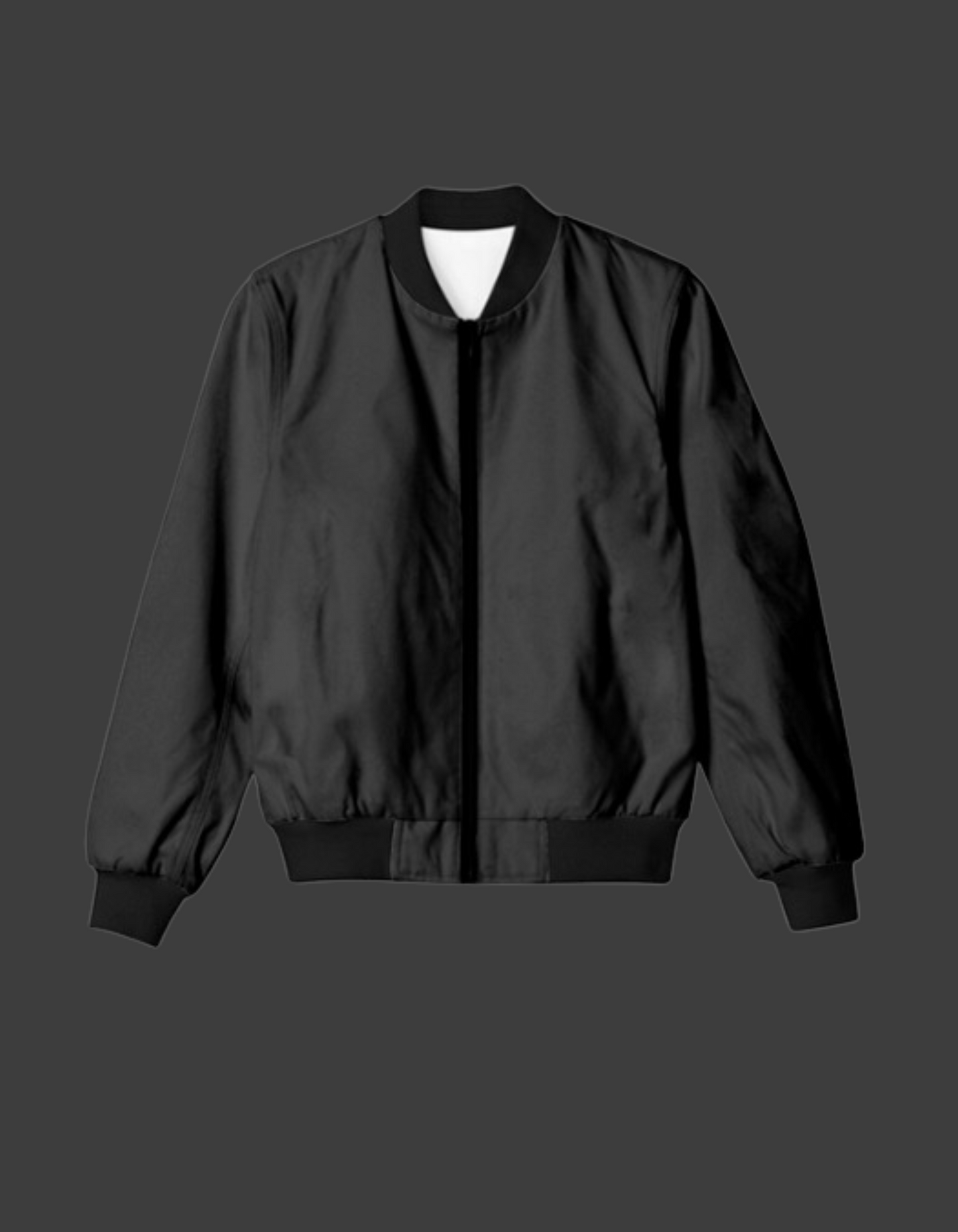 Black Bomber Jacket- Unisex