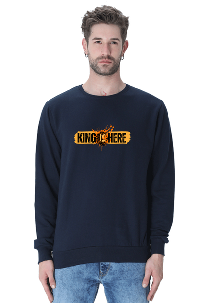 Men Sweatshirt- King Is Here