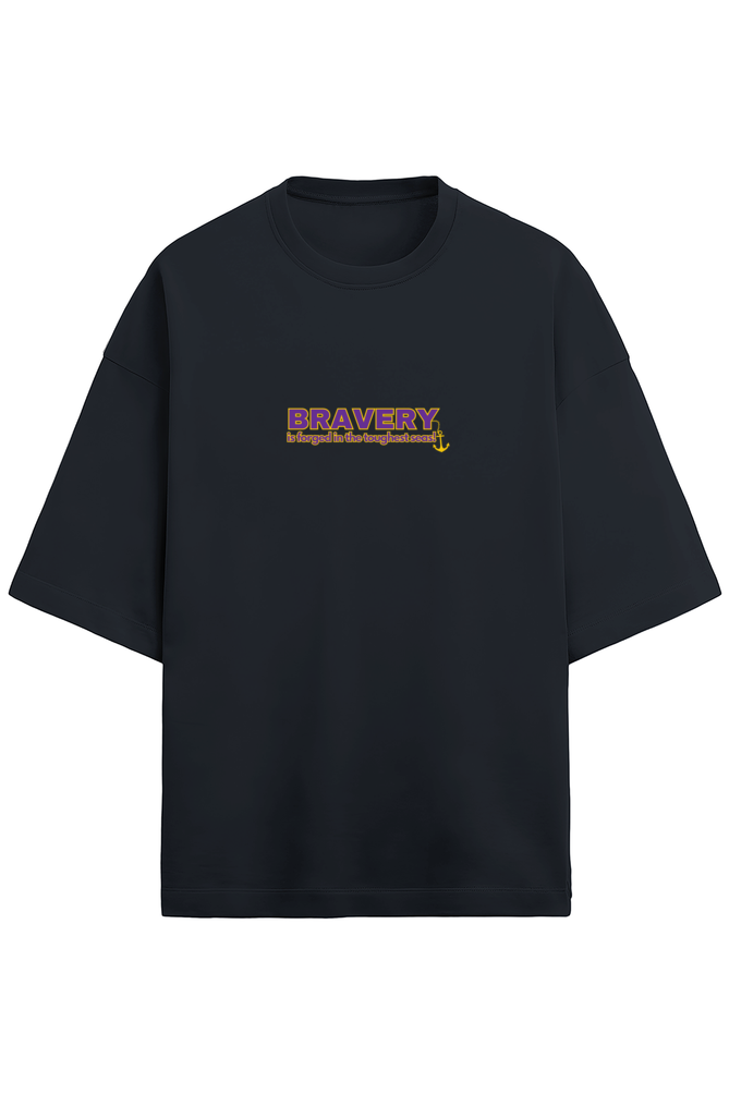 Oversized Tee: Bravery & Popeye