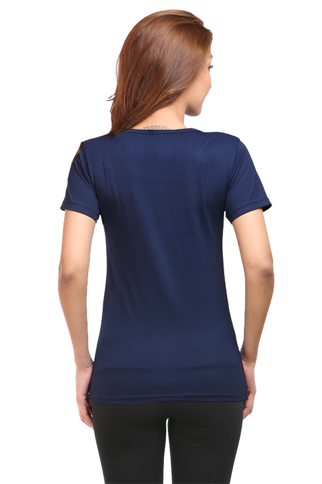 Women Round Neck T- The Golden Life