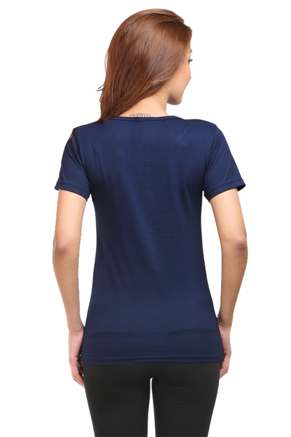 Women Round Neck T- The Golden Life