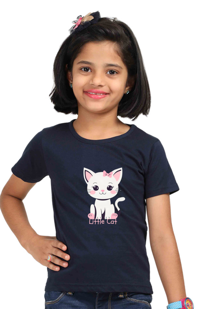 Girl Little Cat T