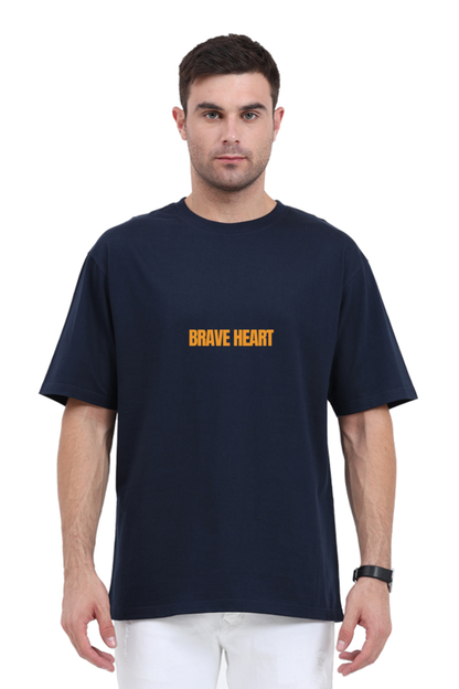 Men Oversized T- Brave Heart