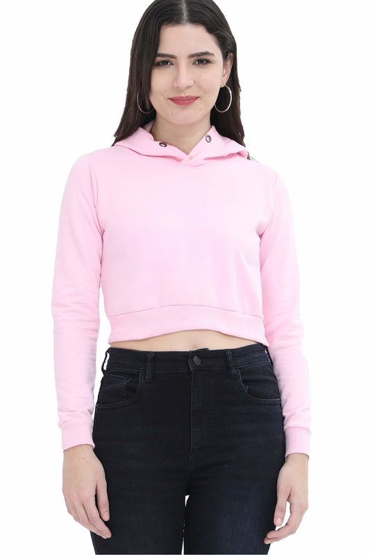 Women Stylish Crop Hoodies