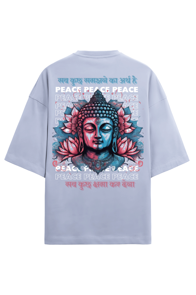 Peace Unisex Oversized T- Terry Cotton