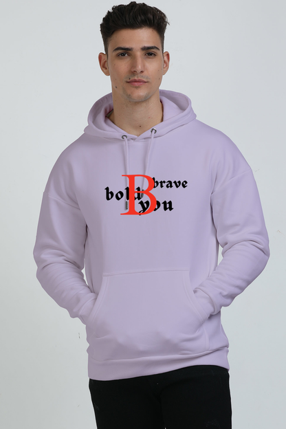 BRAVE BOLD YOU- Oversized Hoodie( Light Color)