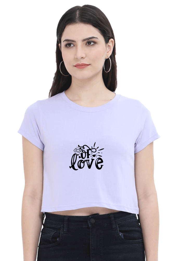 "OFF Love" Crop Top