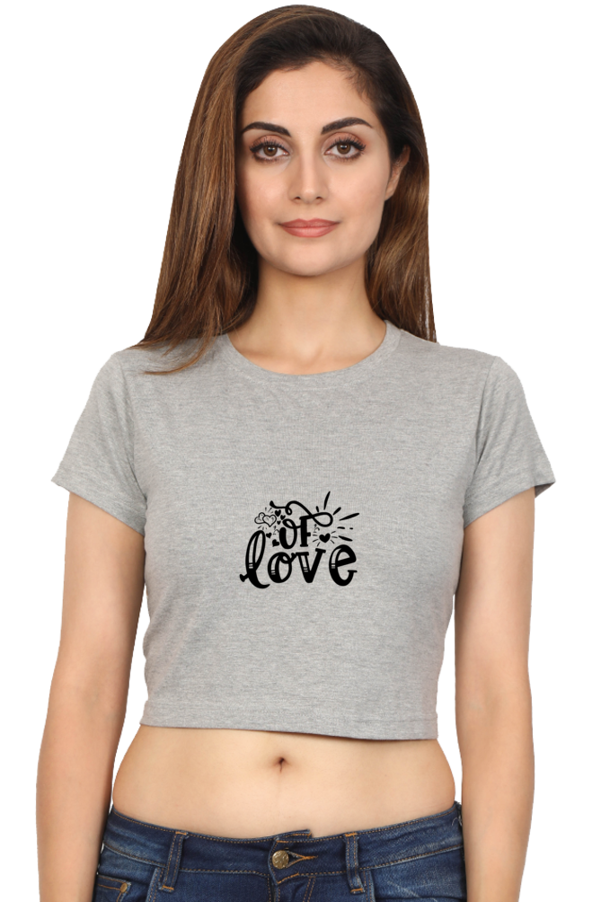 "OFF Love" Crop Top