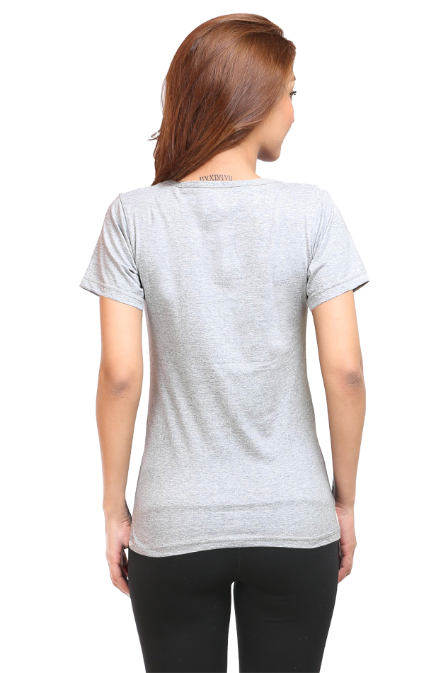 Women Round Neck T- Life is better with a paw