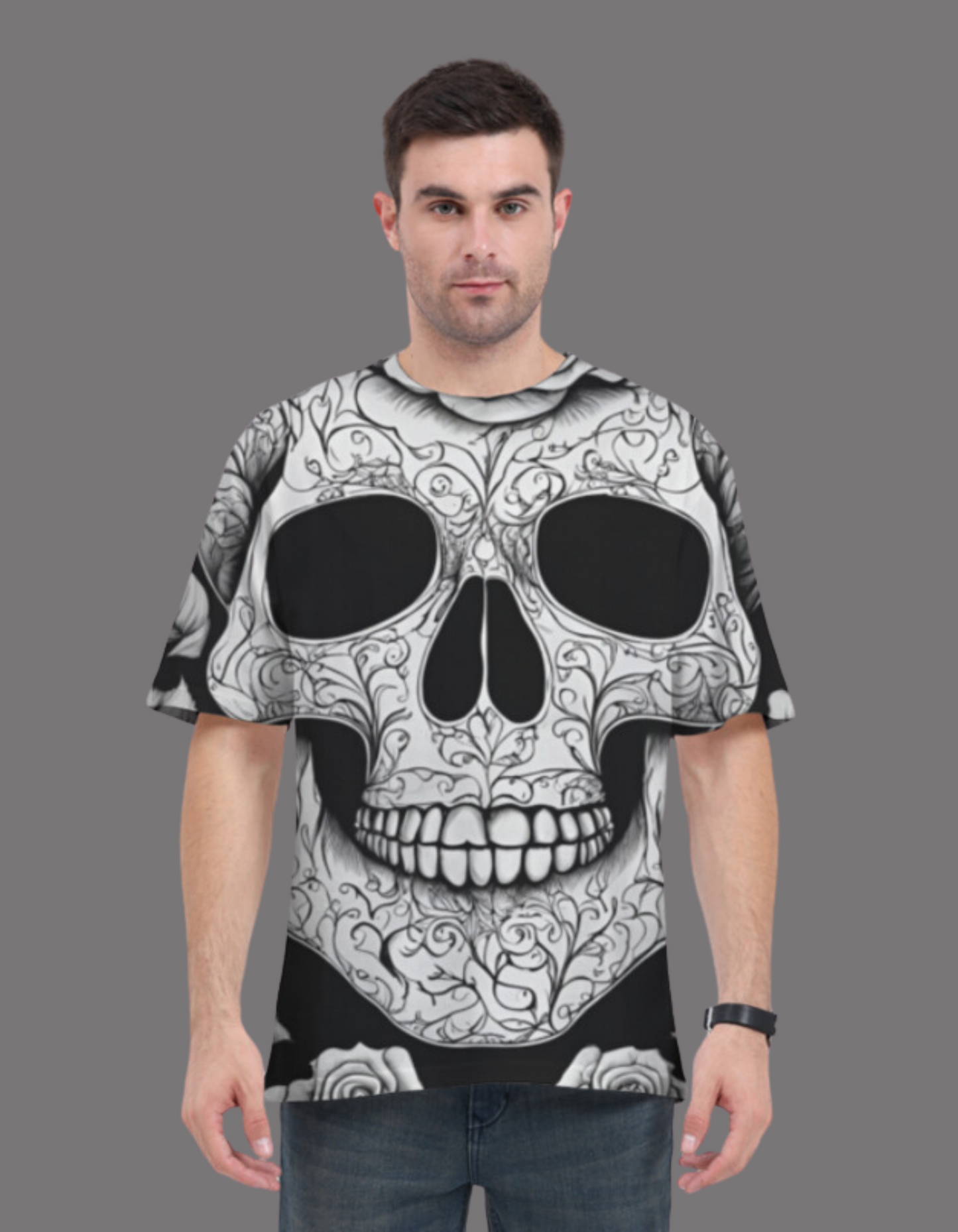 Big Skull Oversized T-Shirt