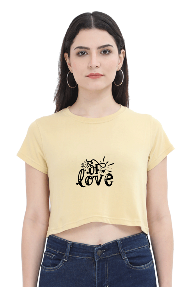 "OFF Love" Crop Top