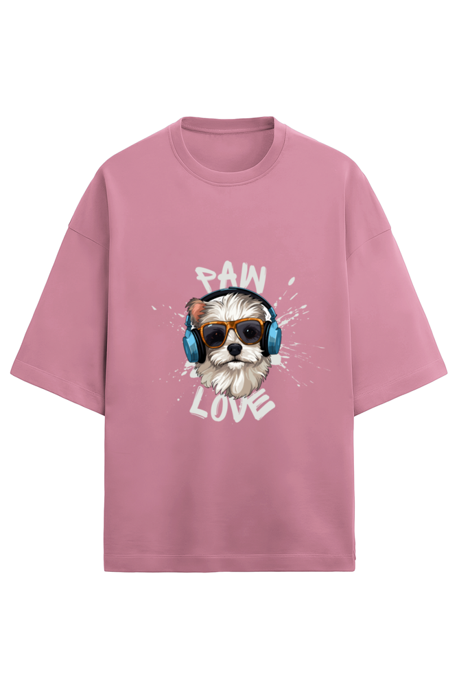 Unisex Premium Terry Oversized- Paw Love